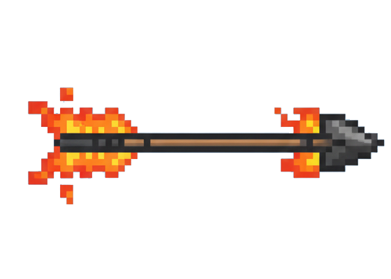 Fiery arrows